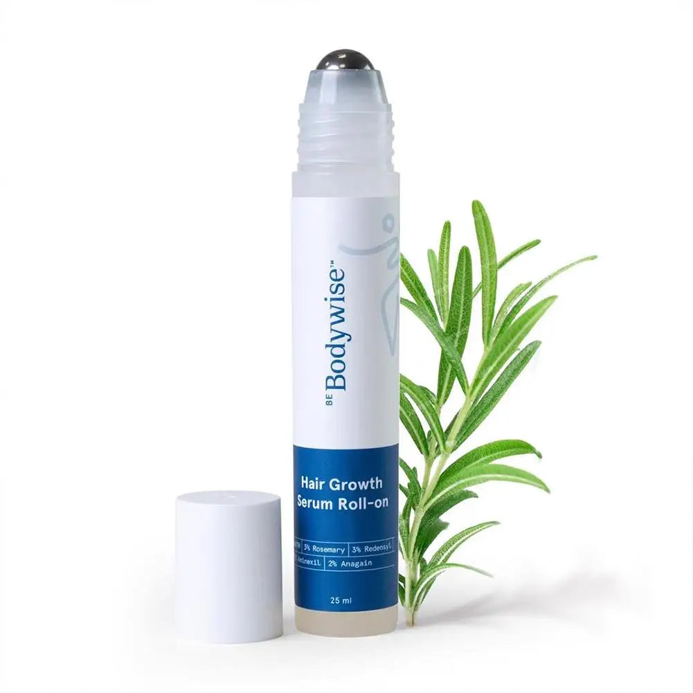 Be Bodywise™  Organic Hair Growth Serum Roll-On For Men and Women